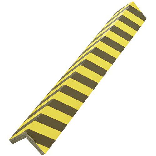 Ochranný profil Mottez, délka 120 cm, černý/žlutý
