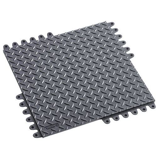Zátěžová podlaha 575 De-Flex, 450 x 450 x19 mm, černá, balení 8 ks