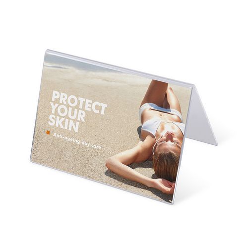 Plexi stojánek na letáky JD6, typ A na šířku, A7