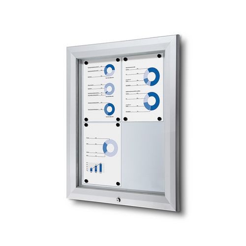 Magnetická vitrína Dom, jednokřídlá, 4 x A4