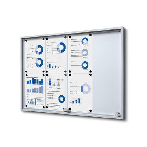 Magnetická vitrína Slim, 8 x A4