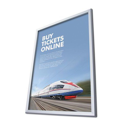 Rám na plakáty Fireproof, ostré rohy, B1