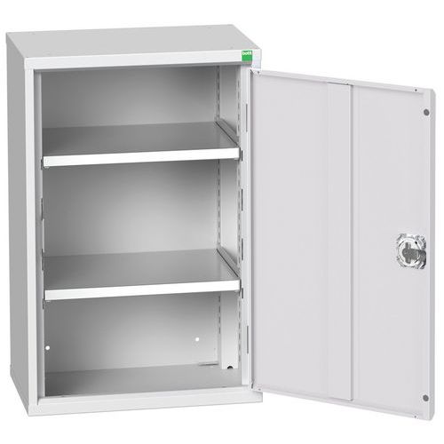 Dílenská skříňka policová Bott Verso, 80 x 52,5 x 35 cm, 2 police, šedá-šedá