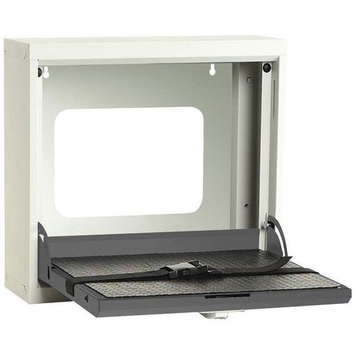 Kovová schránka na notebook Bott, šedá-antracit