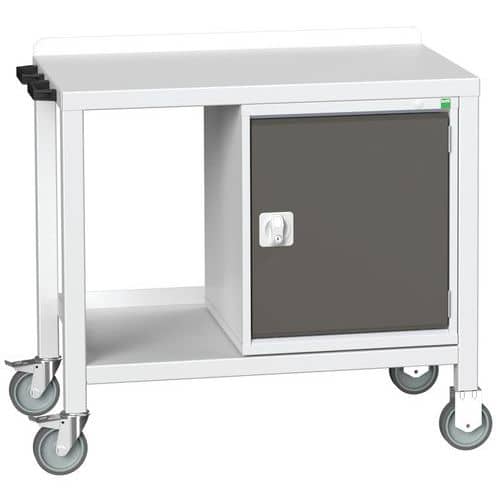 Mobilní dílenský stůl Bott Verso Weld, 91 x 100 x 60 cm, 1 skříňka, ocel, šedá-antracit