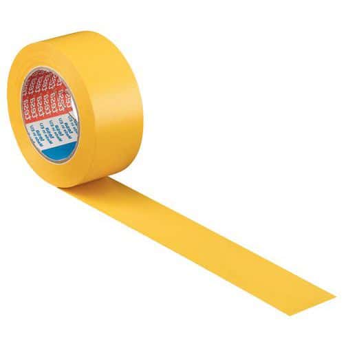 Označovací PVC páska Tesa, 50 x 0,18 mm, délka 33 m, žlutá