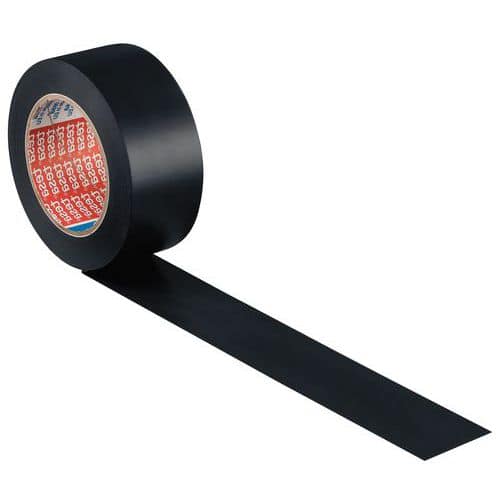 Označovací PVC páska Tesa, 50 x 0,18 mm, délka 33 m, černá