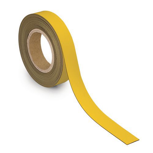 Magnetická páska Maul, 10 m, 30x1 mm, žlutá