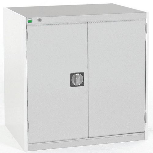 Dílenská zásuvková skříň Bott Cubio, 80 x 80 x 65 cm, 1 skříňka, šedá-šedá