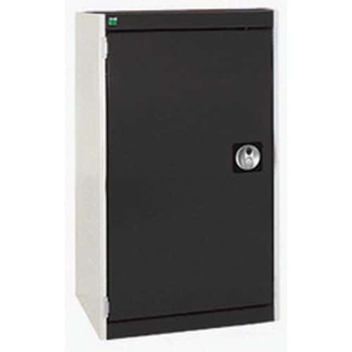 Dílenská skříň Bott Cubio, 90 x 52,5 x 52,5 cm, perfo dveře, šedá-antracit