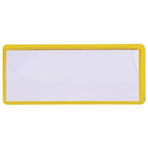 Informační štítky na regály Manutan Expert, lepicí, 100 ks, 140 x 60 mm