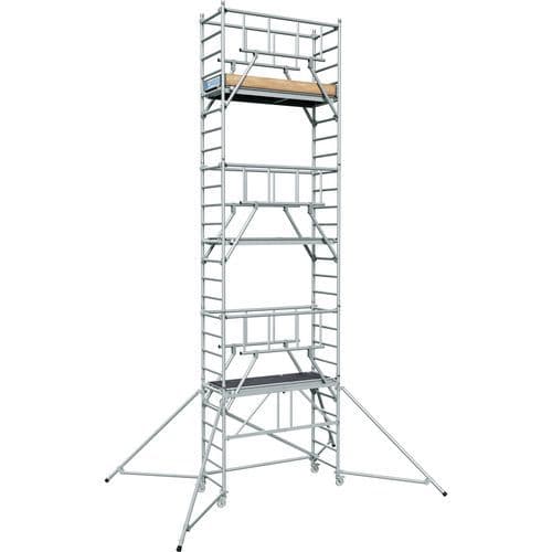Pojízdné hliníkové lešení Zarges PaxTower S-PLUS 1T, vel. 6