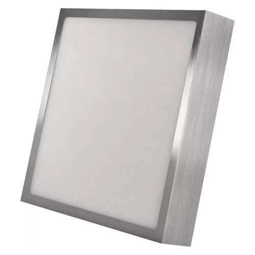 LED přisazené svítidlo NEXXO, čtvercové, stříbrné, 21W, se změnou CCT