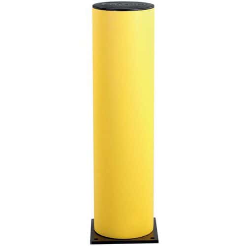Plastový zahrazovací sloupek Dancop, d-flexx, žlutá, výška 75 cm