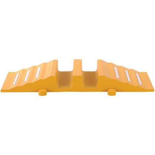 Kabelový přejezd Crash Stop, šířka 30 cm, žlutý