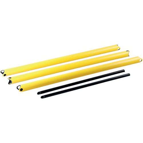 Trubkové lišty pro modulární flexibilní zábranu Delta, sada 3 kusů, 350 mm