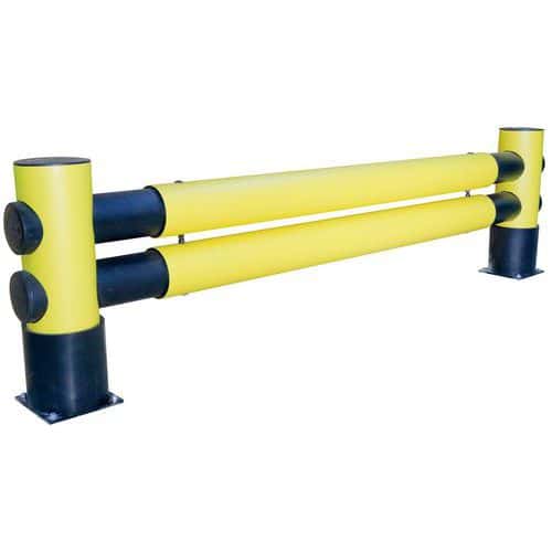 Protinárazová regálová zábrana Dancop, d-flexx, 2 kolejnice, délka 250 cm