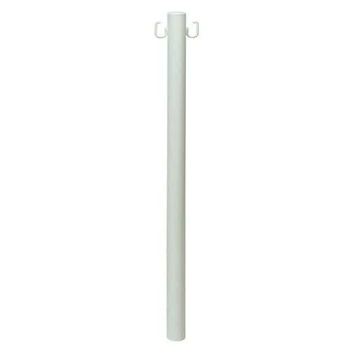 Kovový zahrazovací sloupek, výška 80 cm, bílý