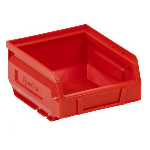 Plastový box Manutan Expert  6,2 x 10,3 x 12 cm, červený