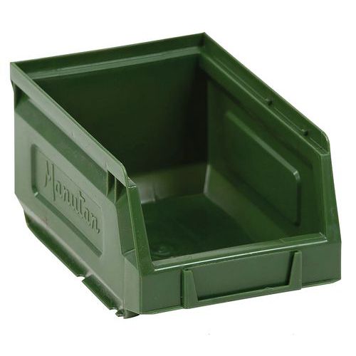 Plastový box Manutan Expert  8,3 x 10,3 x 16,5 cm, zelený