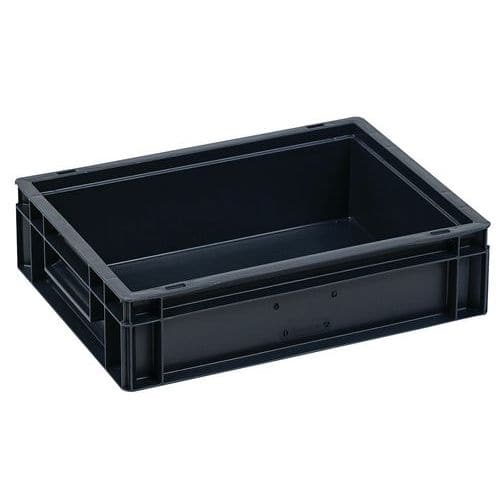 Plastová EURO přepravka recyklovaný plast Manutan Expert, 10 l