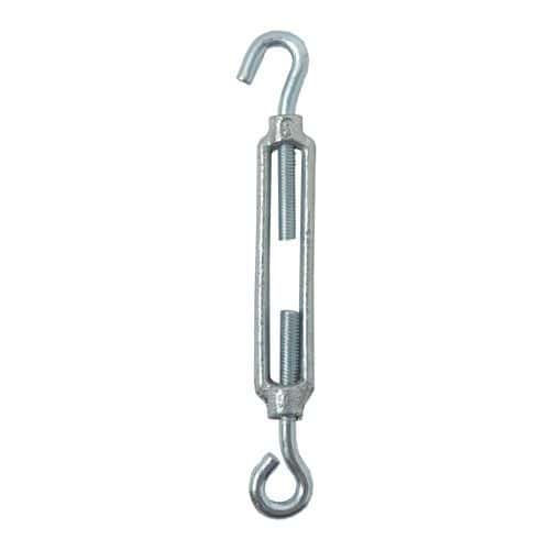 TOPTRADE šroub napínací, hák – oko, pozinkovaný, 6 mm