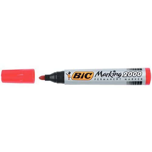 Permanentní popisovač Marking 2000 BIC, červený