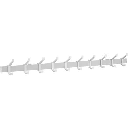 Hliníkový nástěnný věšák na kabáty Gardelux, šířka 125,5 cm