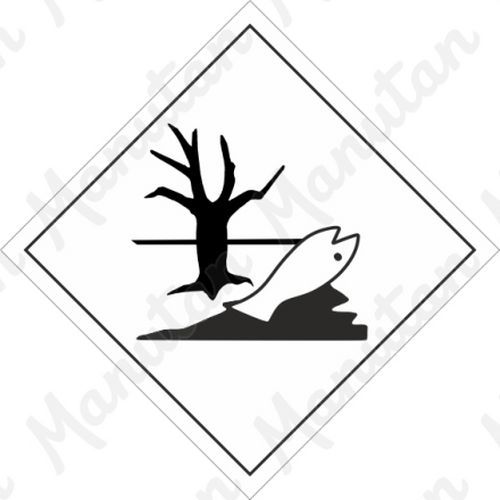 Látky ohrožující životní prostředí, plast 200 x 200 x 0,5 mm