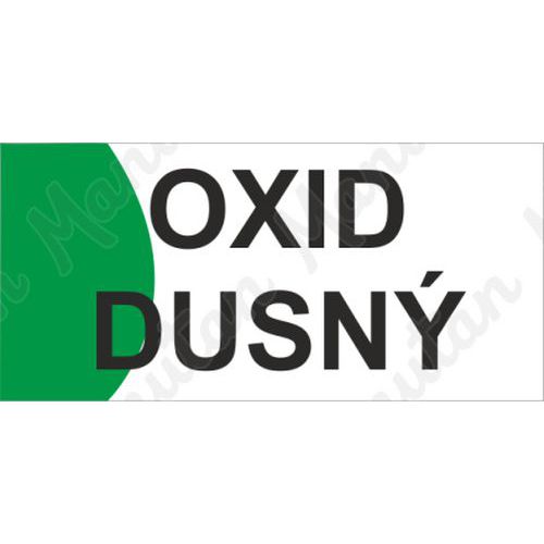 Oxid dusný, plast 190 x 90 x 0,5 mm