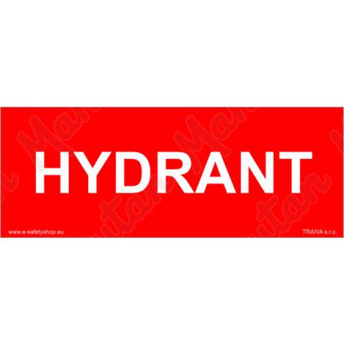 Hydrant, plast 150 x 50 x 0,5 mm