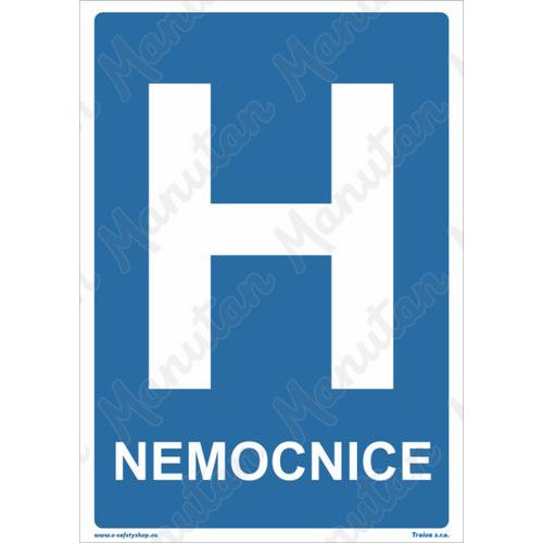 Nemocnice, plast 210 x 297 x 0,5 mm A4