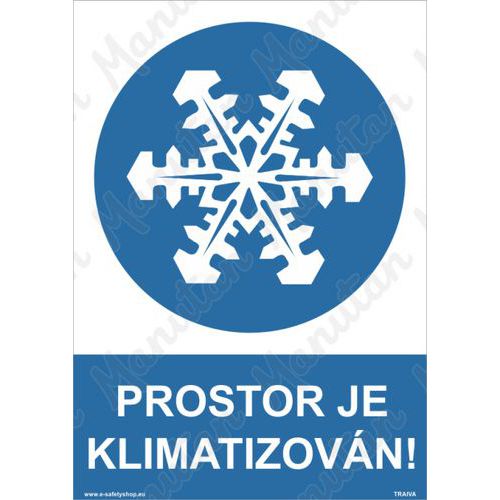 Prostor je klimatizován, plast 210 x 297 x 0,5 mm A4