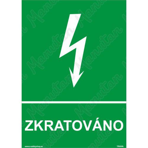 Zkratováno, plast 210 x 297 x 0,5 mm A4