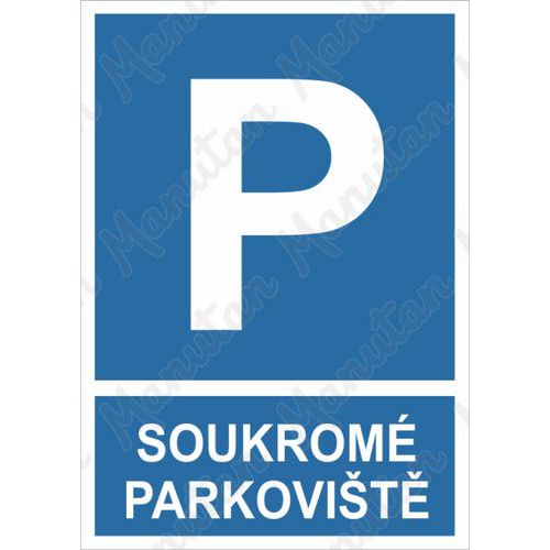 Soukromé parkoviště, plast 297 x 420 x 2 mm A3