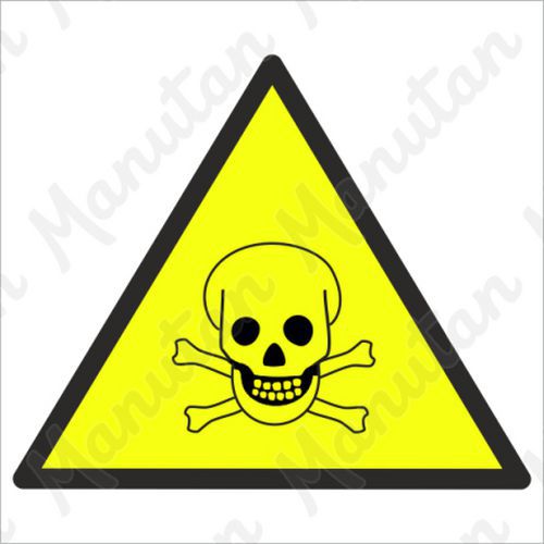 Pozor jedovaté látky, samolepka 210 x 210 x 0,1 mm