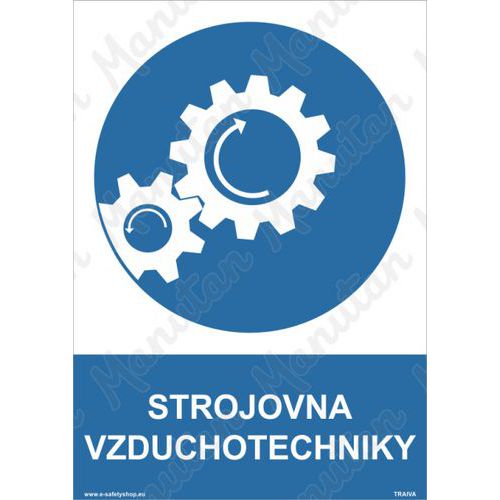 Strojovna vzduchotechniky, plast 148 x 210 x 2 mm A5
