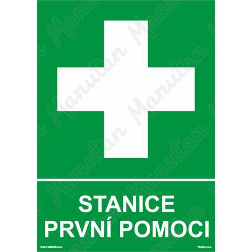 Stanice první pomoci, plast 148 x 210 x 0,5 mm A5