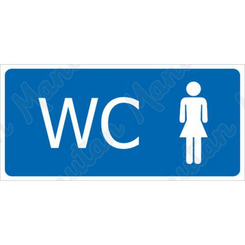 WC ženy, plast 190 x 90 x 0,5 mm
