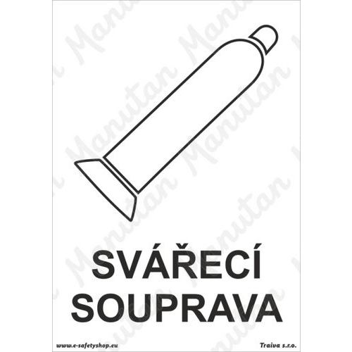 Svářecí souprava, samolepka 148 x 210 x 0,1 mm A5