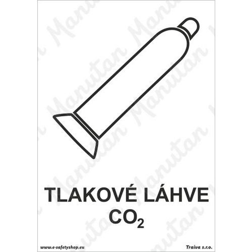 Tlakové láhve CO2, plast 148 x 210 x 0,5 mm A5