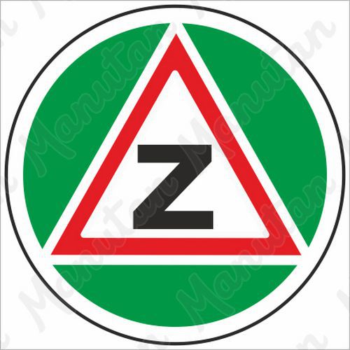 Začátečník, samolepka 105 x 105 x 0,1 mm