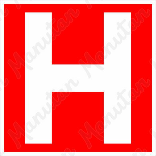 Hydrant, samolepka 150 x 150 x 0,1 mm