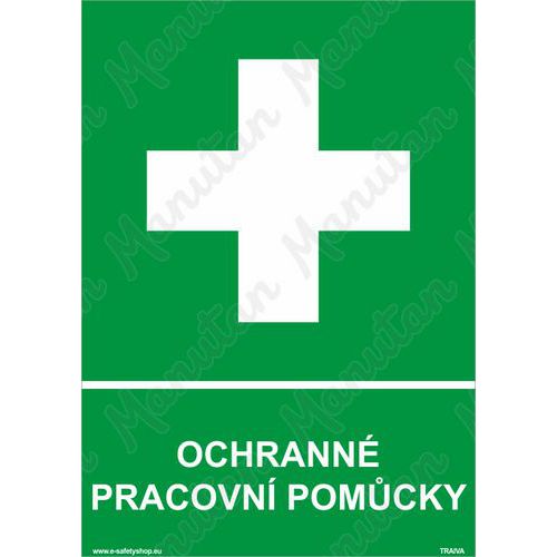 Ochranné pracovní pomůcky, plast 210 x 297 x 0,5 mm A4