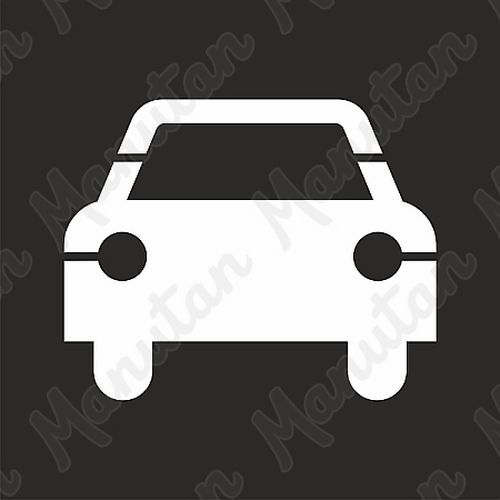 Šablona auto, plast 470 x 470 x 0,5 mm