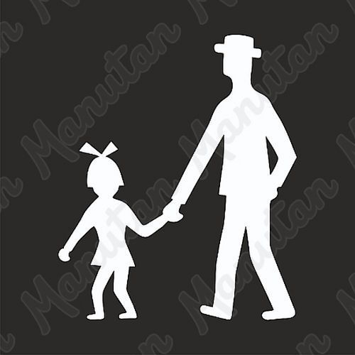 Šablona pěší zóna, plast 940 x 940 x 0,5 mm