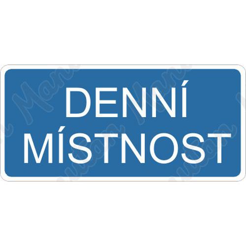 Denní místnost, plast 190 x 90 x 0,5 mm