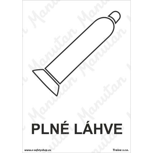 Plné láhve, plast 148 x 210 x 2 mm A5