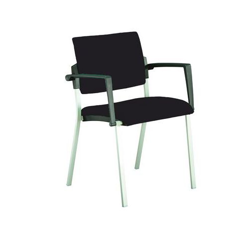 Konferenční židle SELVIO Grey, černá