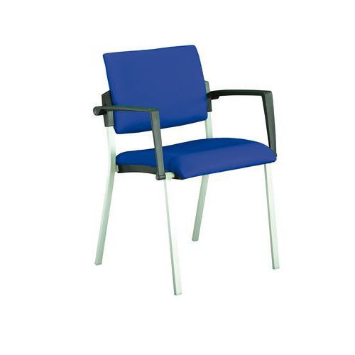 Konferenční židle SELVIO Grey, modrá
